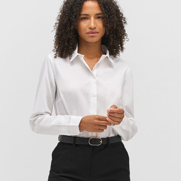 SOL'S Ladies Bailey Long Sleeve Poplin Shirt Thumbnail